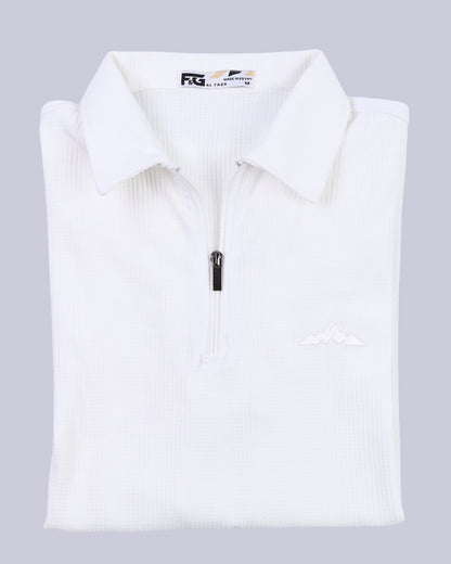 Zipper Polo Shirt