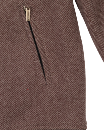 Brown Wool Felt Jacket (جوخ)