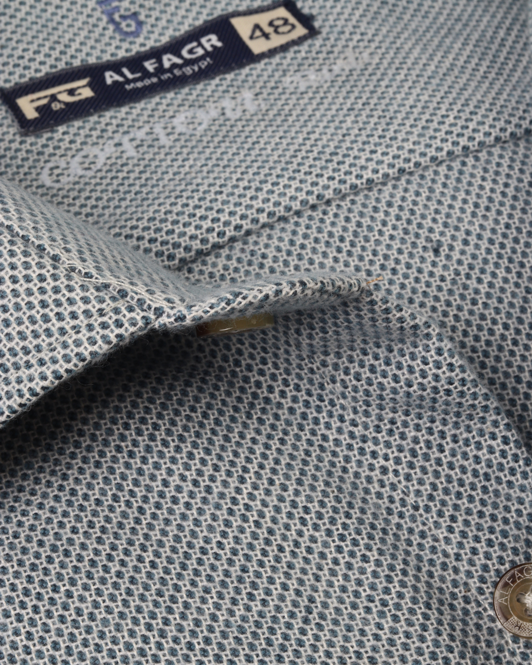 wool shirt cotton - BigSize