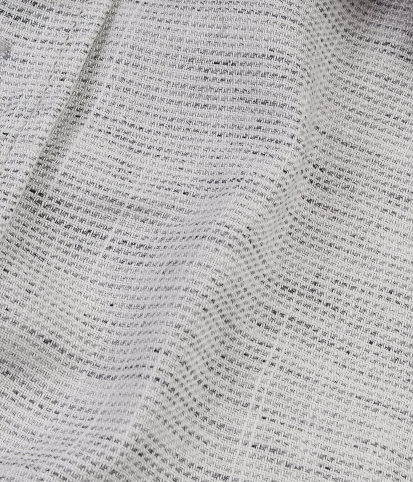 ALFAGR Signature 100% Cotton Light Silver Textured Half Sleeve Shirt
