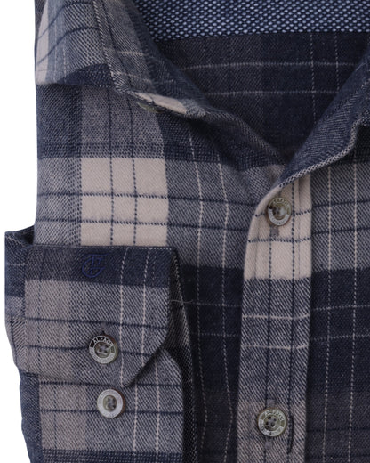 Dark Blue Wool Shirt