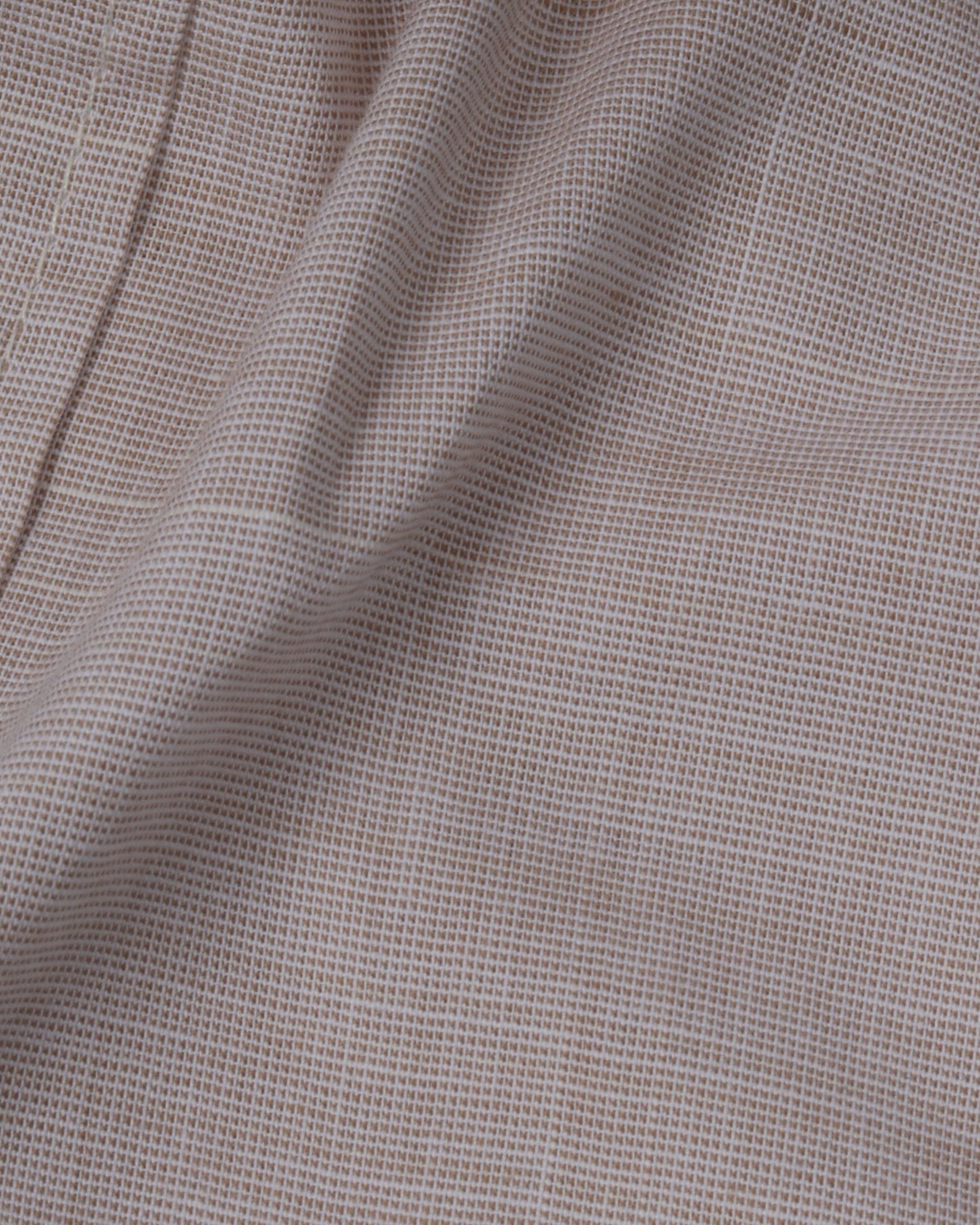 Beige Pure cotton plain weave fabric