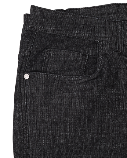 Black Big Size Jeans Pants
