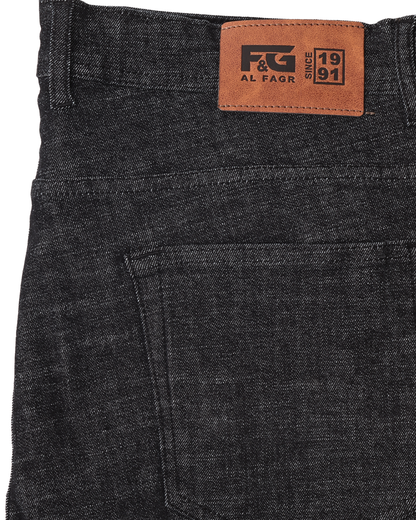 Black Big Size Jeans Pants