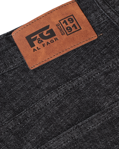 Black Big Size Jeans Pants