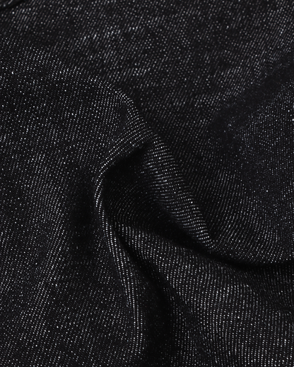 Black Big Size Jeans Pants