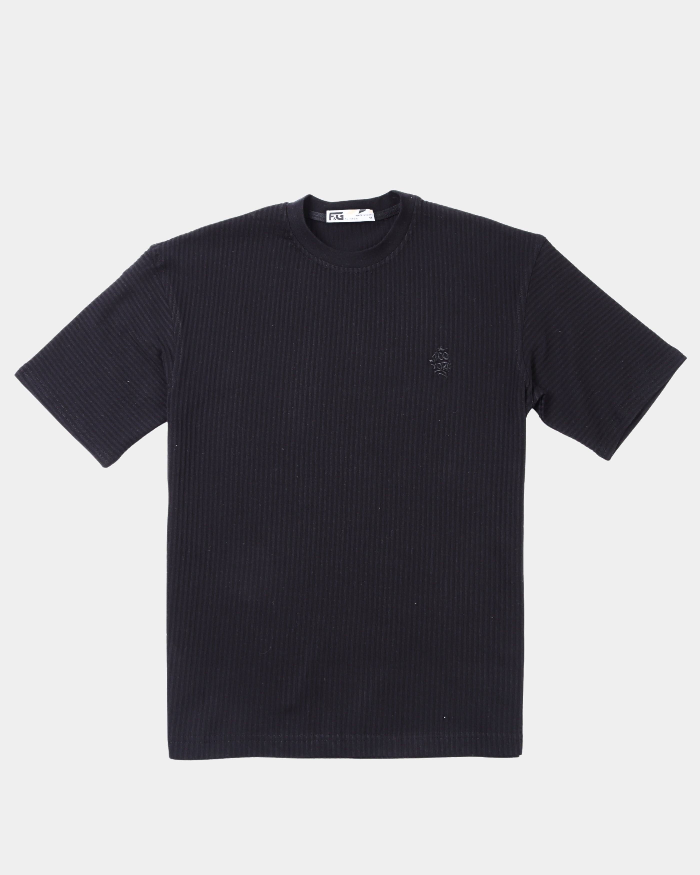 Round Ribbed T-Shirt