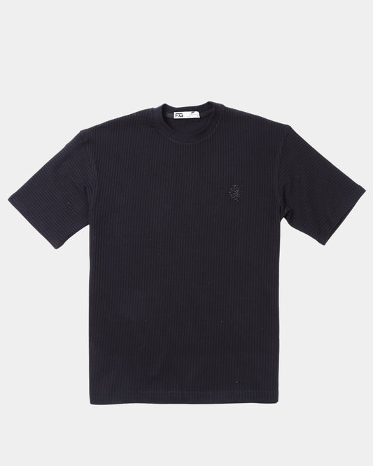 Round Ribbed T-Shirt