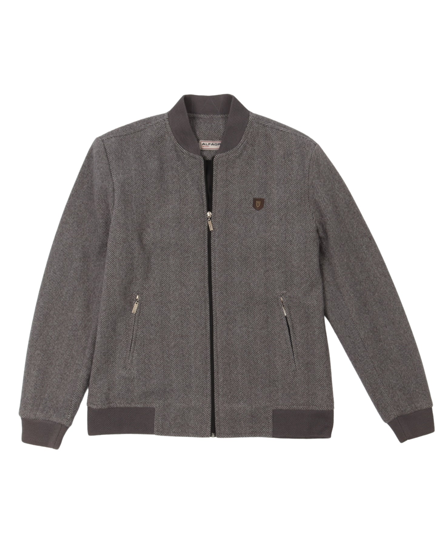 Dark Grey Wool Felt Jacket (جوخ)