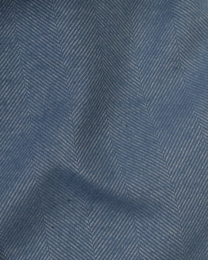 Baby Blue Wool Shirt - Big Size