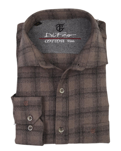 Dark Brown Wool Shirt