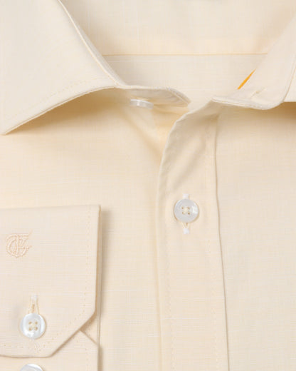 Yellow Pure cotton plain weave fabric