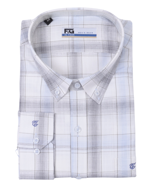 قميص كم مقاس كبير قطن