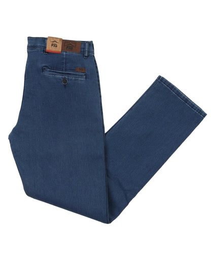 Classic Jeans Pants slit pocket