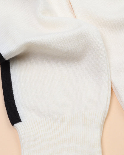 Creamy Polo Neck Trico