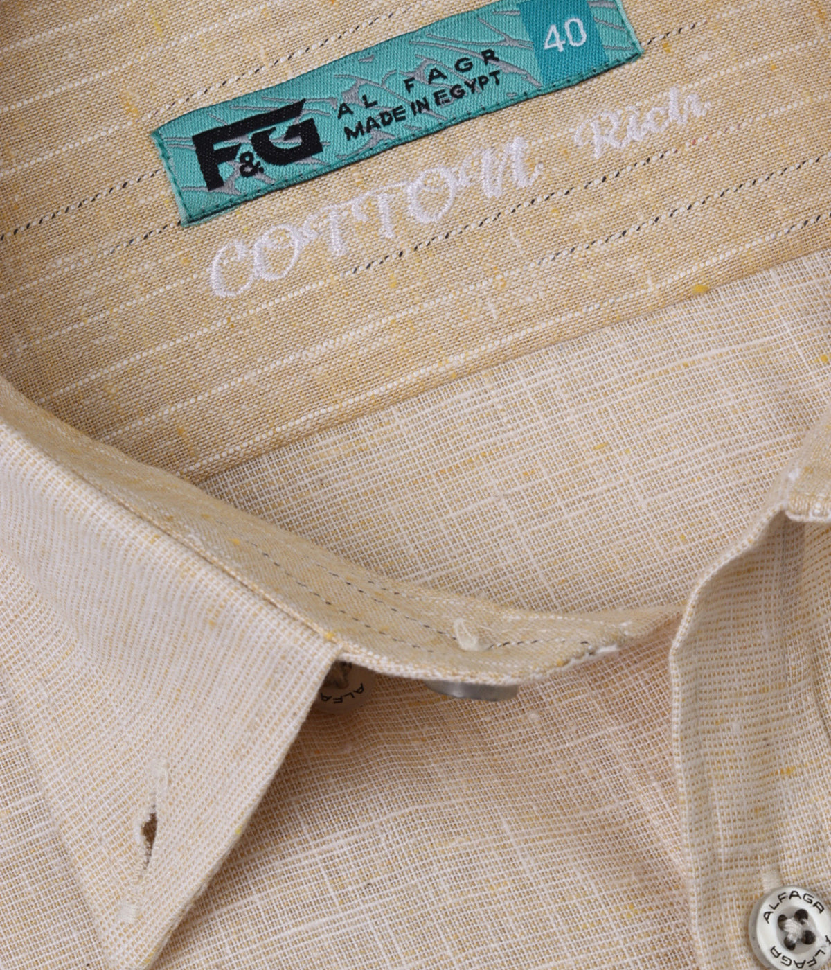 Sand Linen Texture Cotton Short Sleeve Shirt