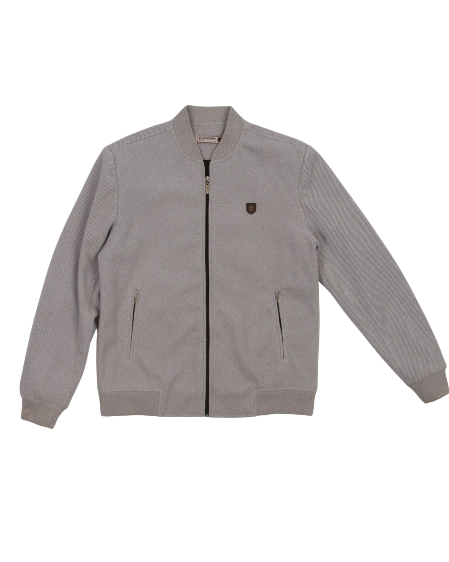 White Grey Wool Felt Jacket (جوخ)