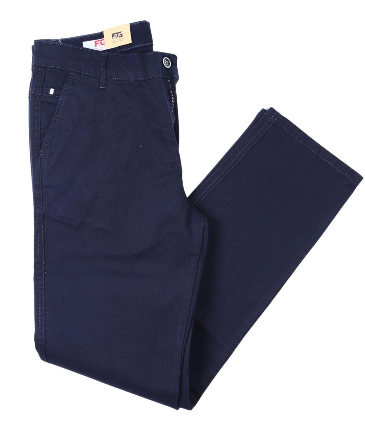 Classic Dark Navy Gabardine Pants