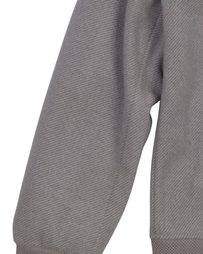 White Grey Wool Felt Jacket (جوخ)