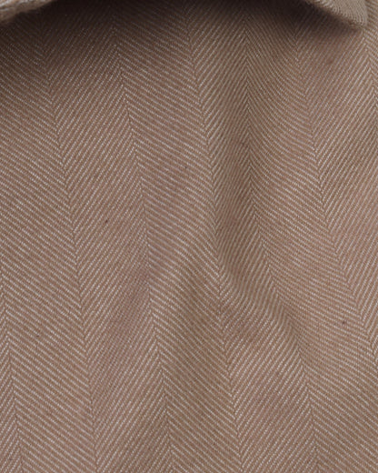 Creamy Wool Shirt - Big Size