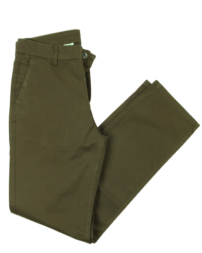Dark Green Gabrdine Pants