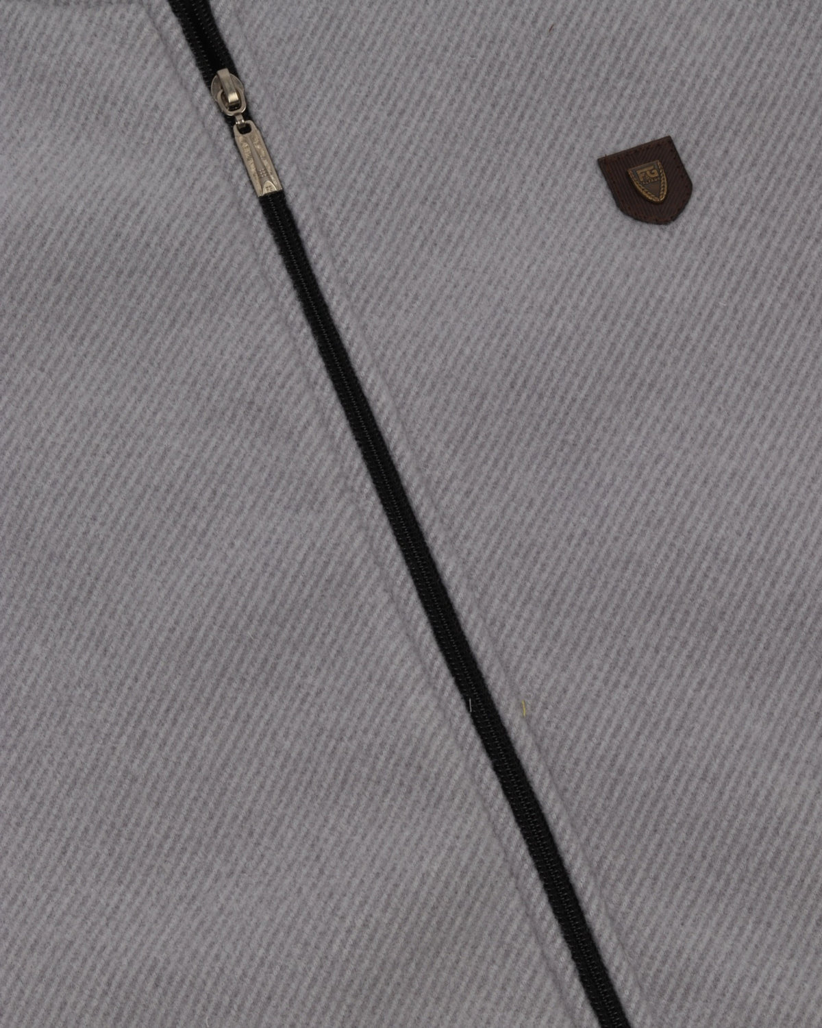 White Grey Wool Felt Jacket (جوخ)