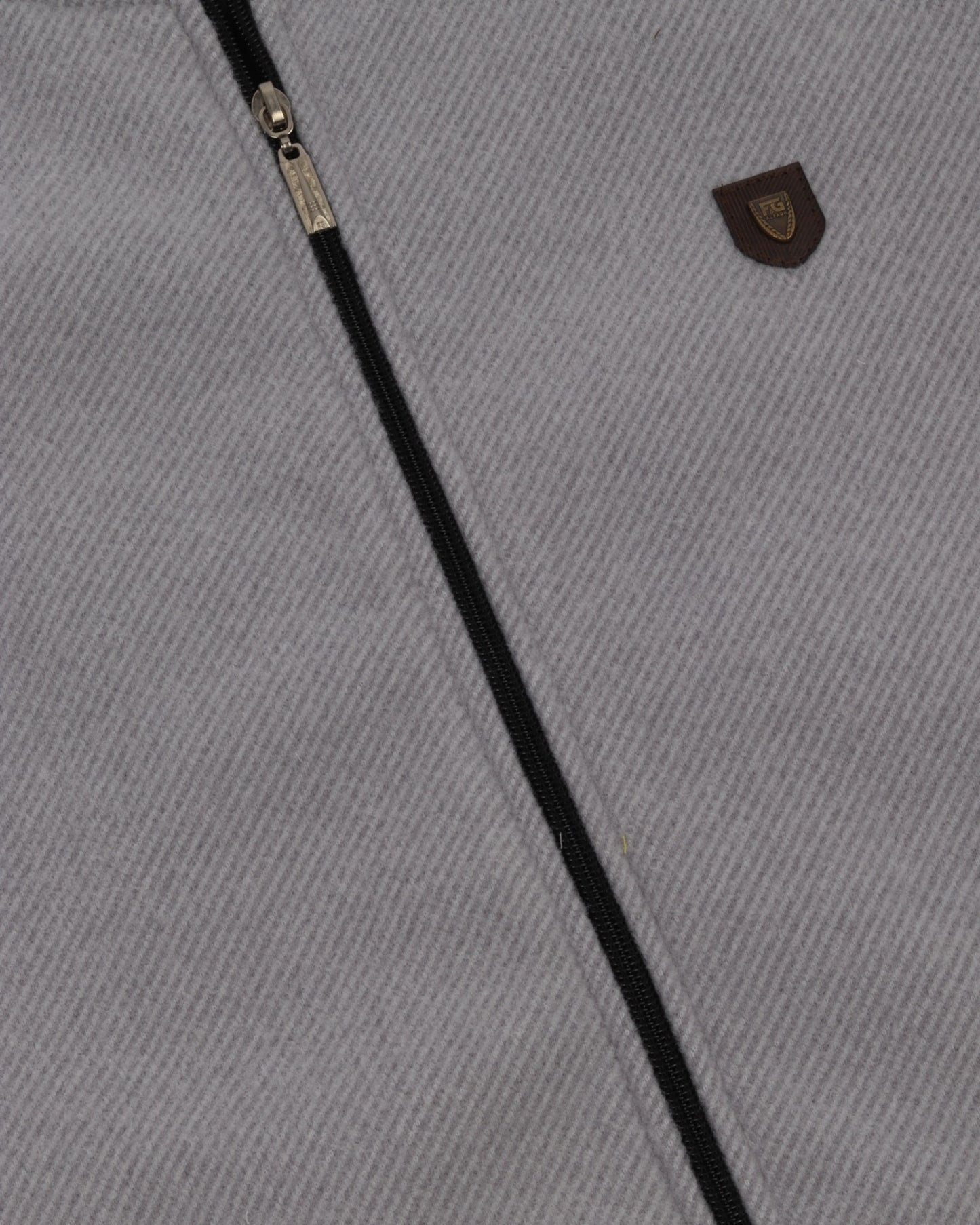 White Grey Wool Felt Jacket (جوخ)