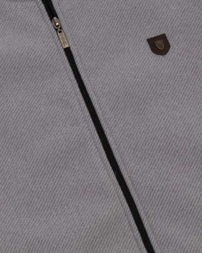 White Grey Wool Felt Jacket (جوخ)