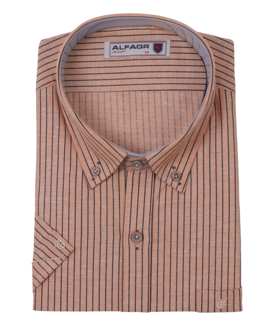 قميص نص كم مقاس كبير قطن