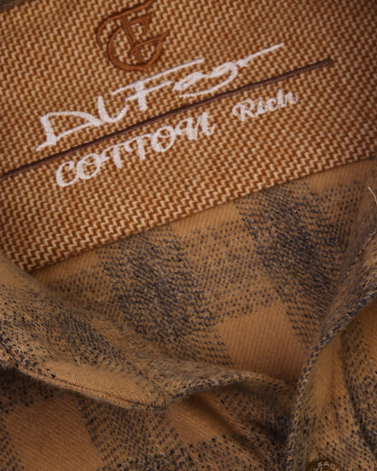 Warm Beige Wool Shirt - Big Size