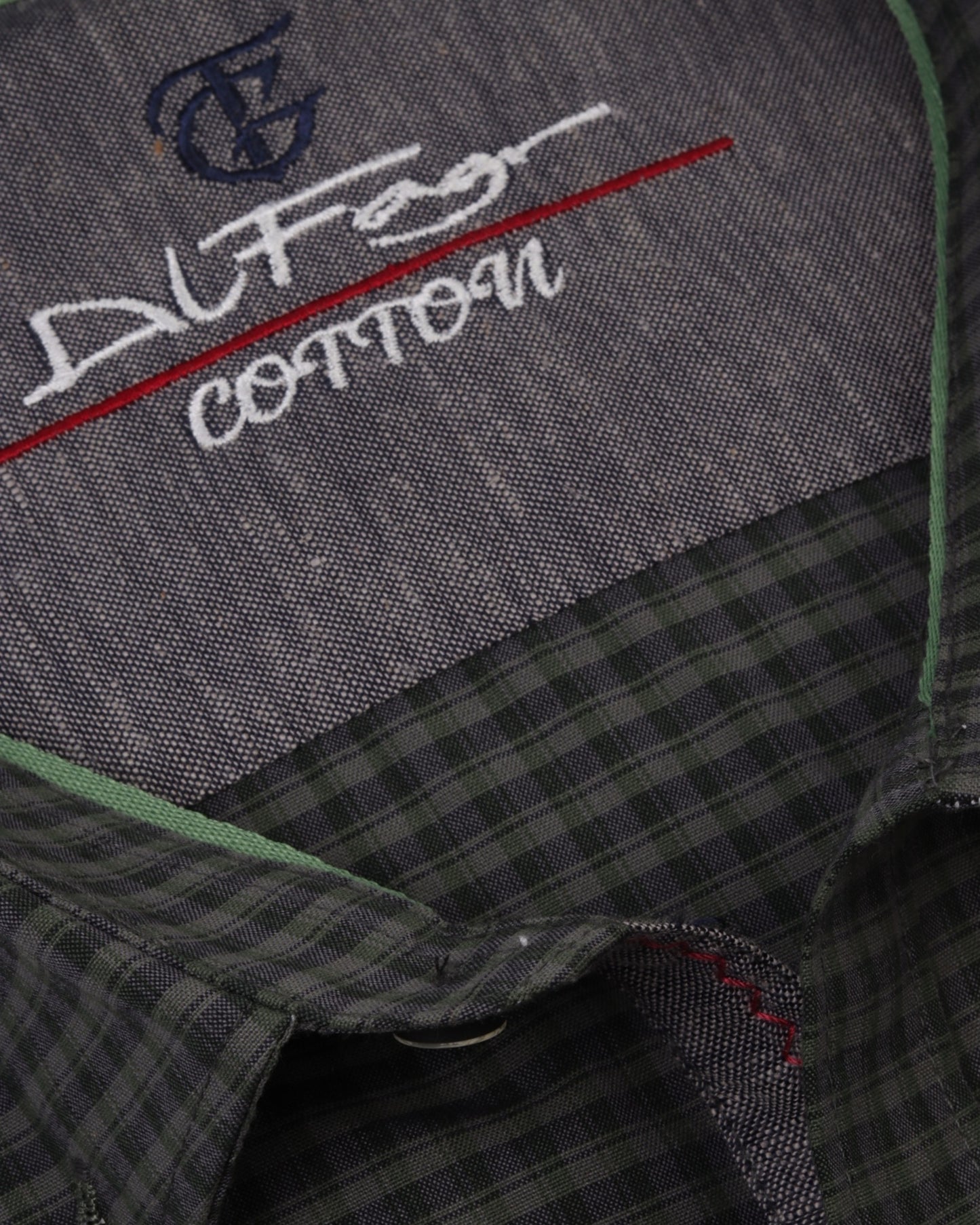 Dark Green Long Sleeve Shirt Pure Cotton - BigSize