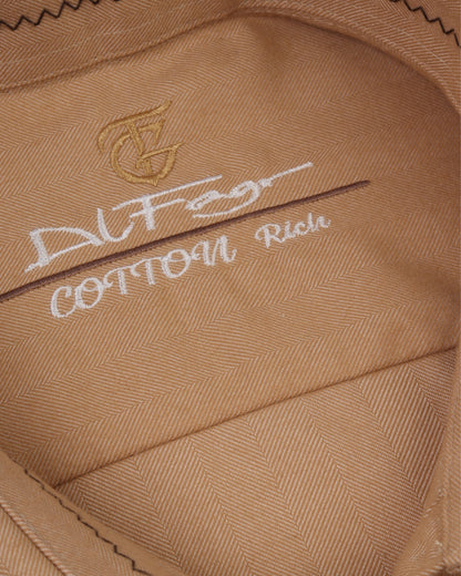 Beige Wool Shirt - Big Size