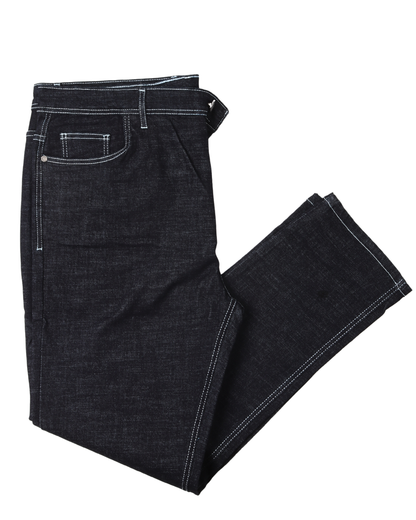 Navy Big Size Jeans Pants