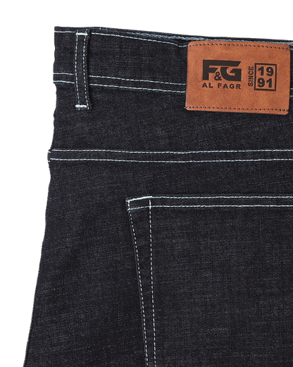 Navy Big Size Jeans Pants