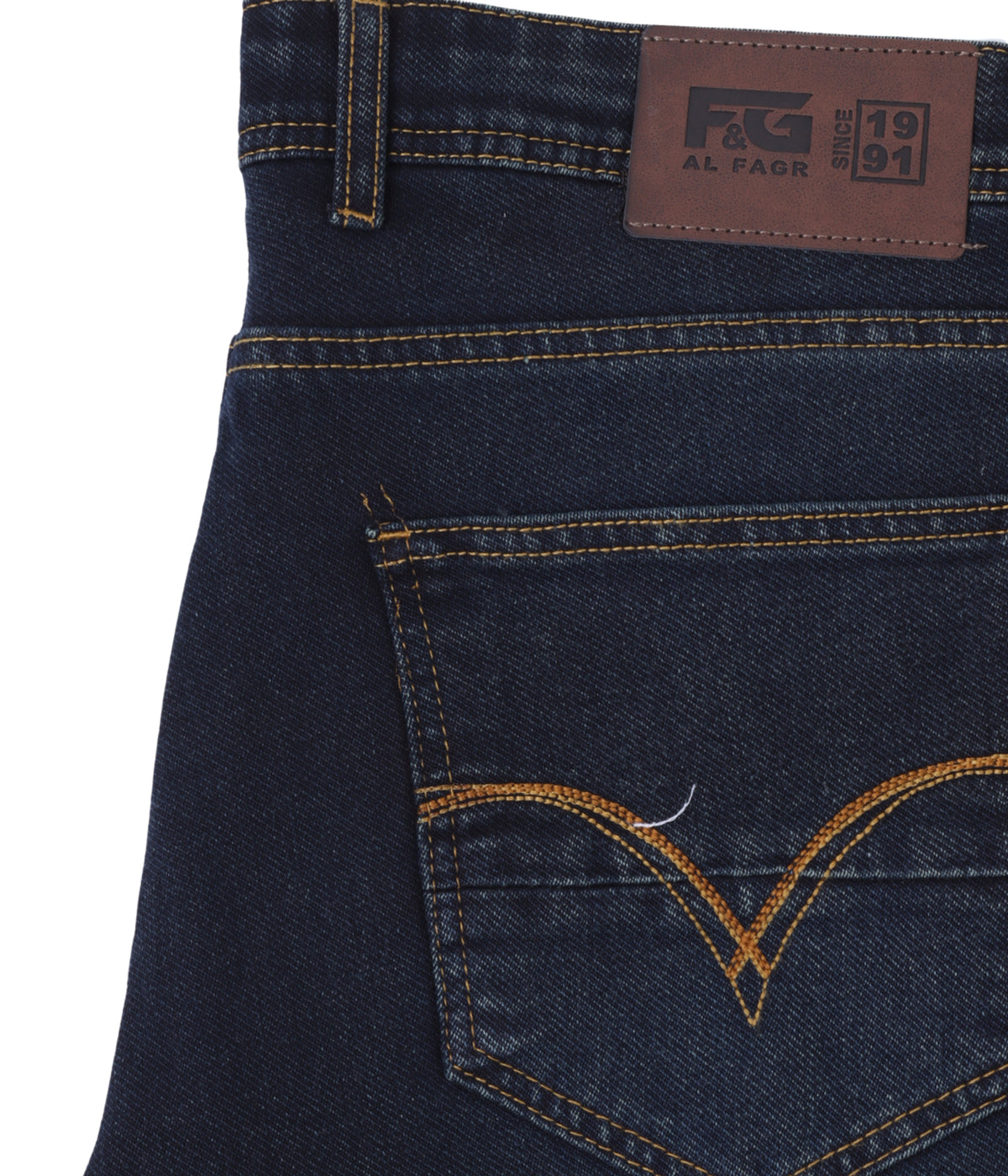 Dark Blue Classic Straight Fit Jeans