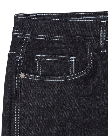 Navy Big Size Jeans Pants
