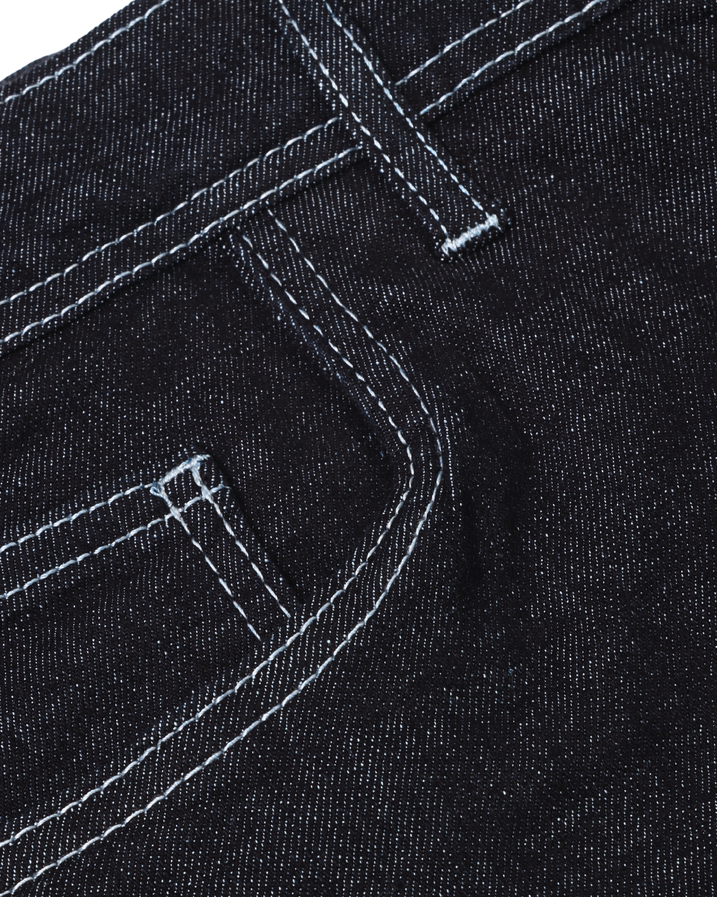 Navy Big Size Jeans Pants