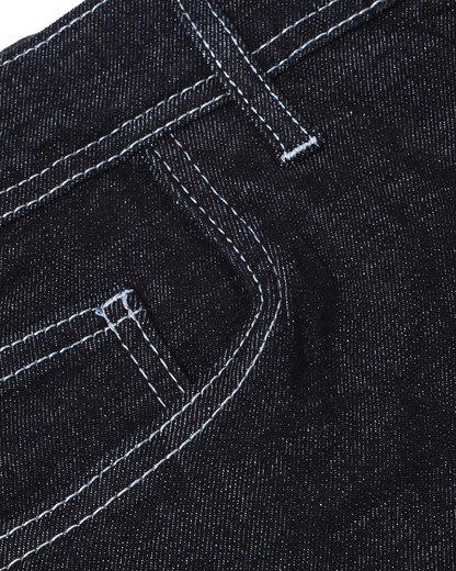 Navy Big Size Jeans Pants