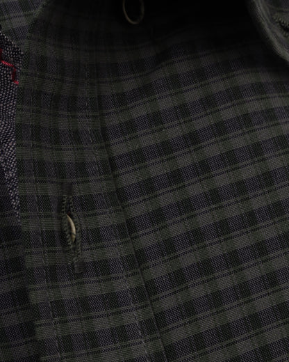 Dark Green Long Sleeve Shirt Pure Cotton - BigSize