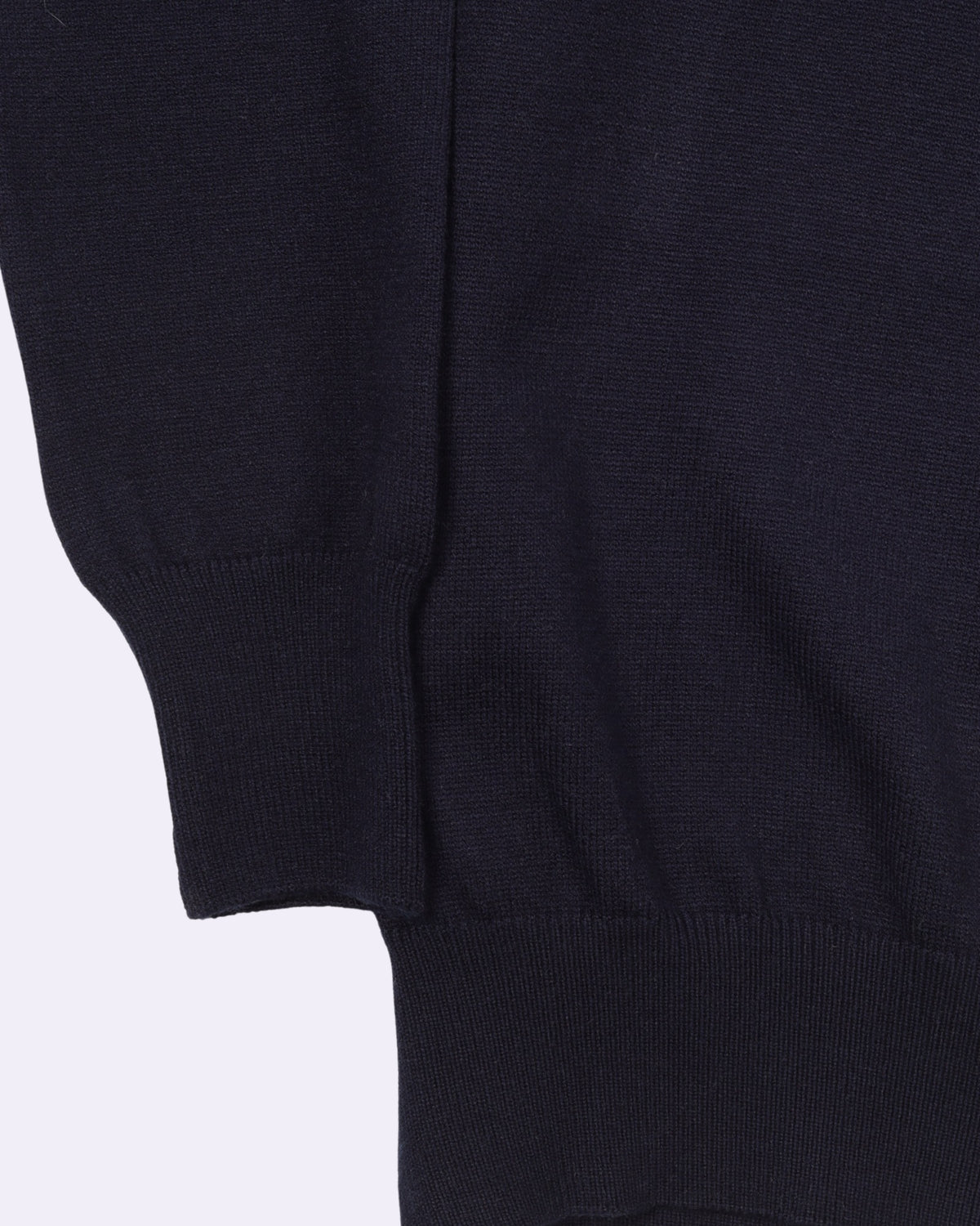 Navy Trico Pullover Half Zipper