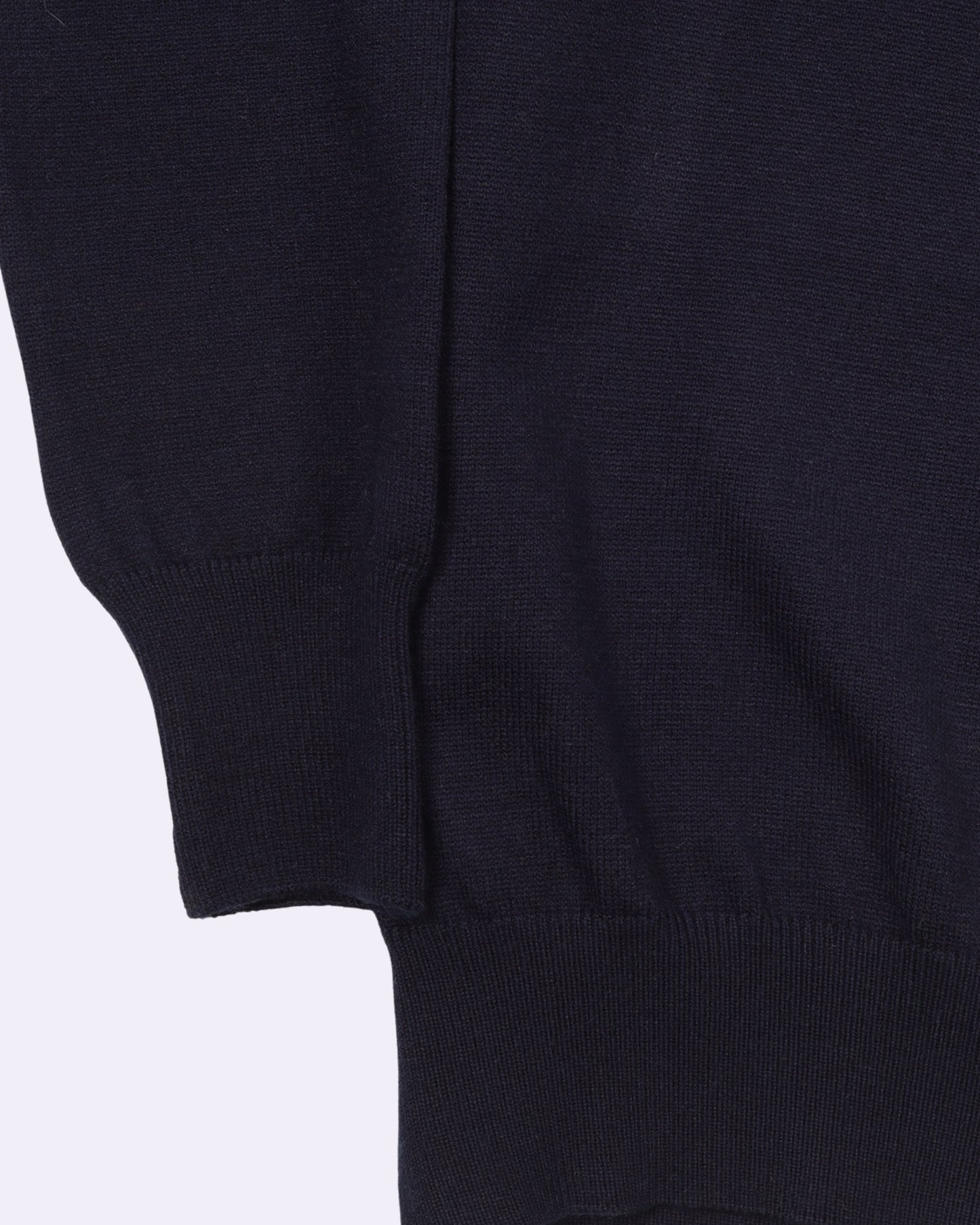Navy Trico Pullover Half Zipper