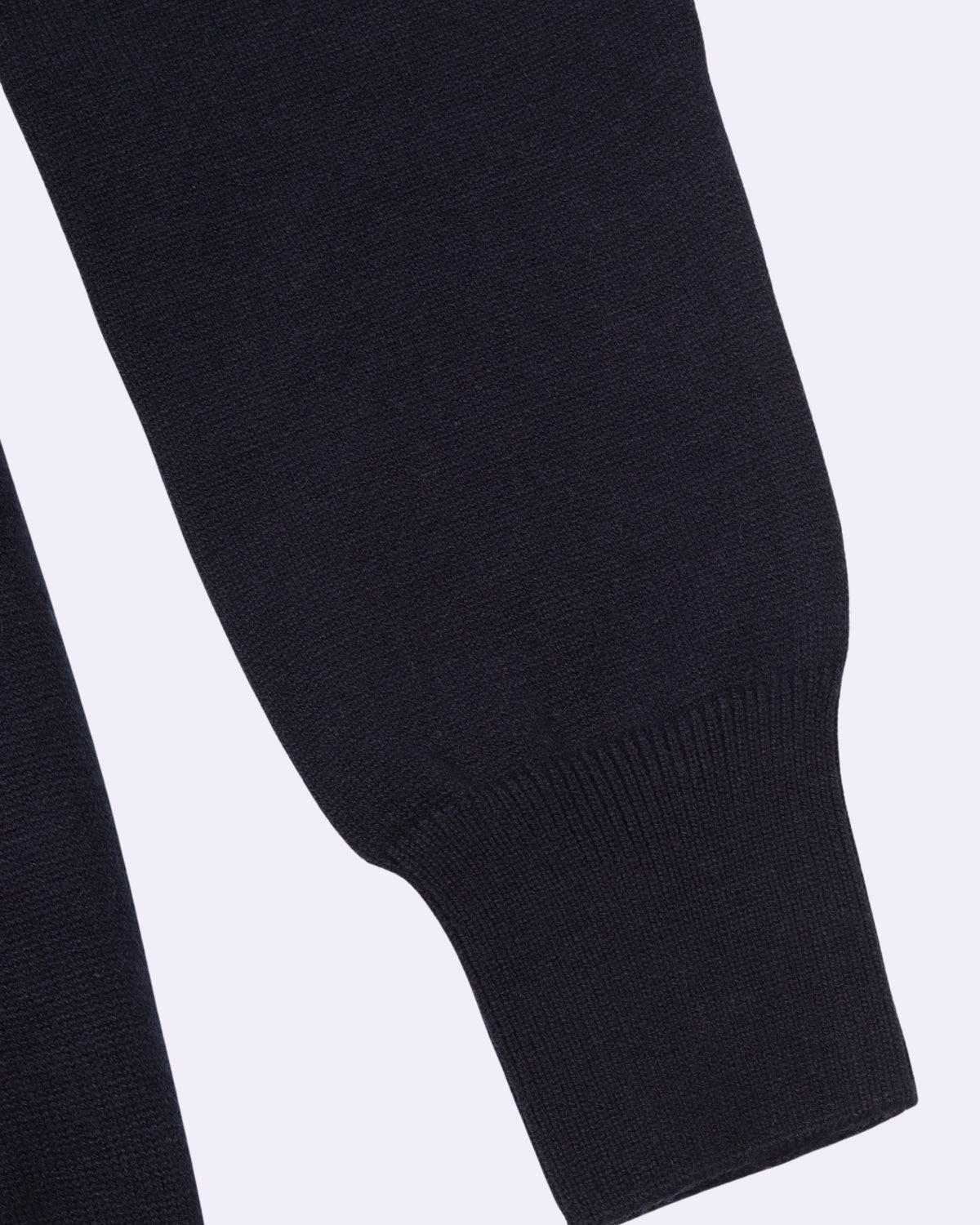 Navy Trico Pullover Half Zipper