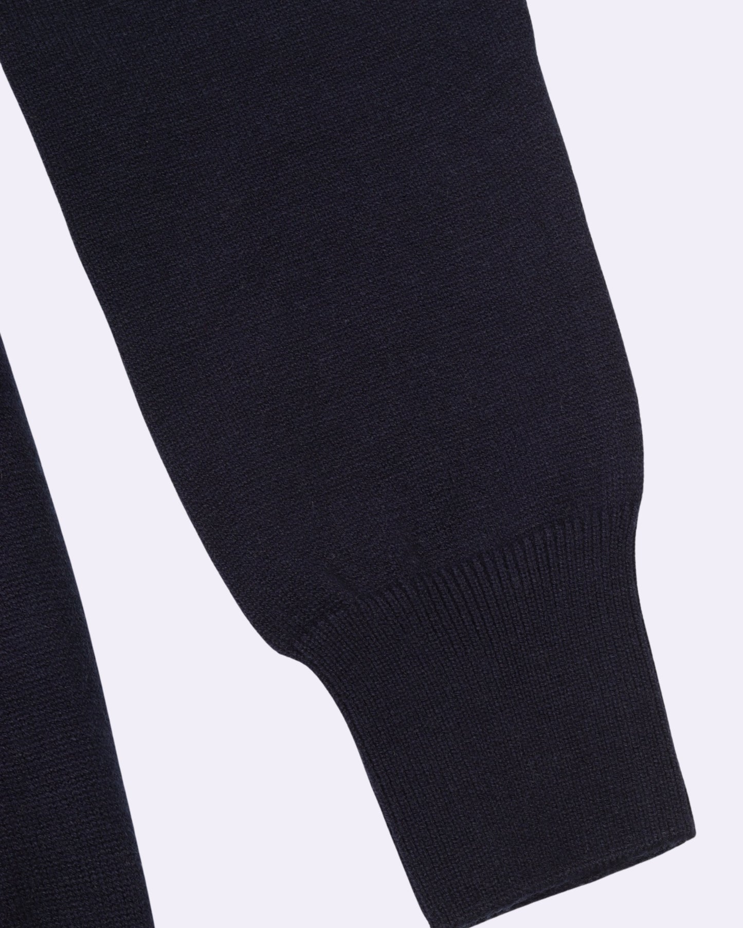 Navy Trico Pullover Half Zipper