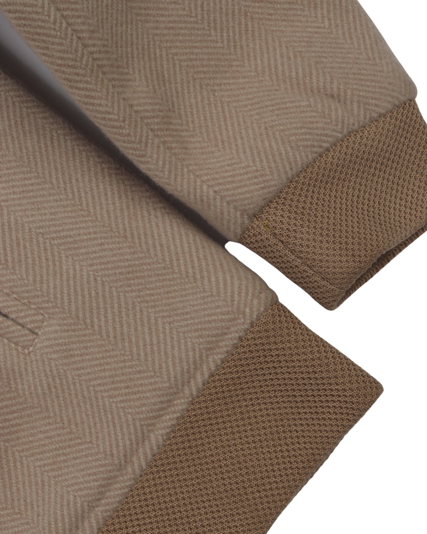 Beige Wool Felt Jacket (جوخ)