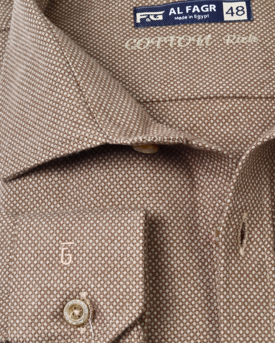wool shirt cotton - BigSize