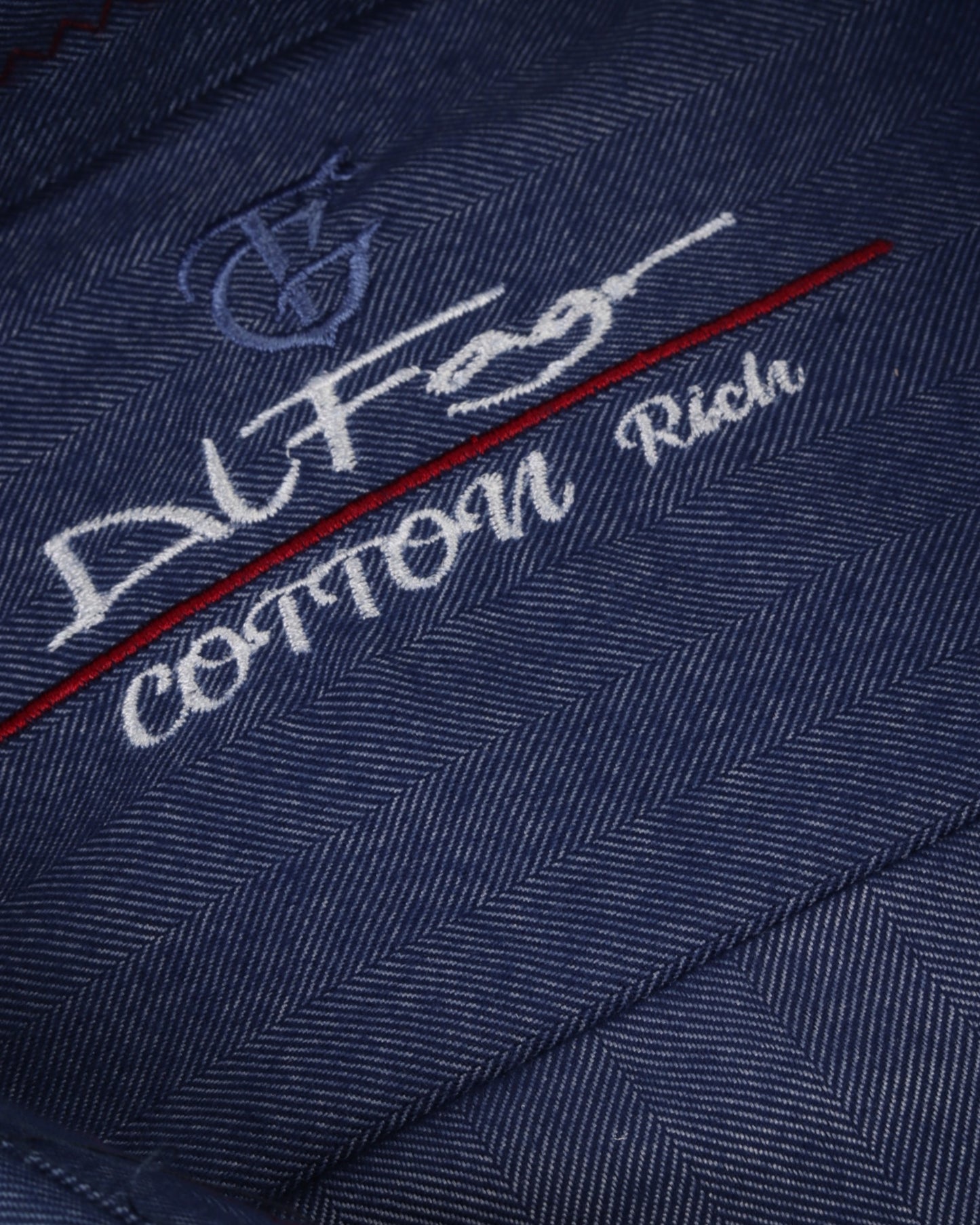 Dark Navy Wool Shirt - Big Size