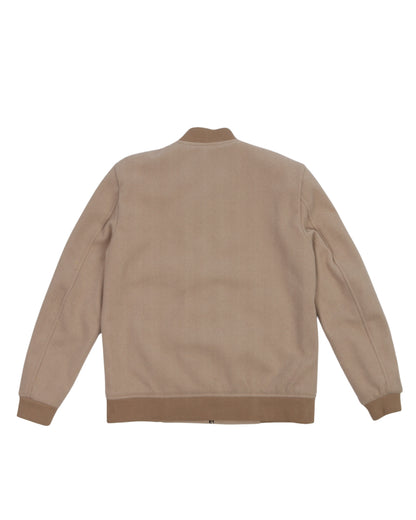 Beige Wool Felt Jacket (جوخ)