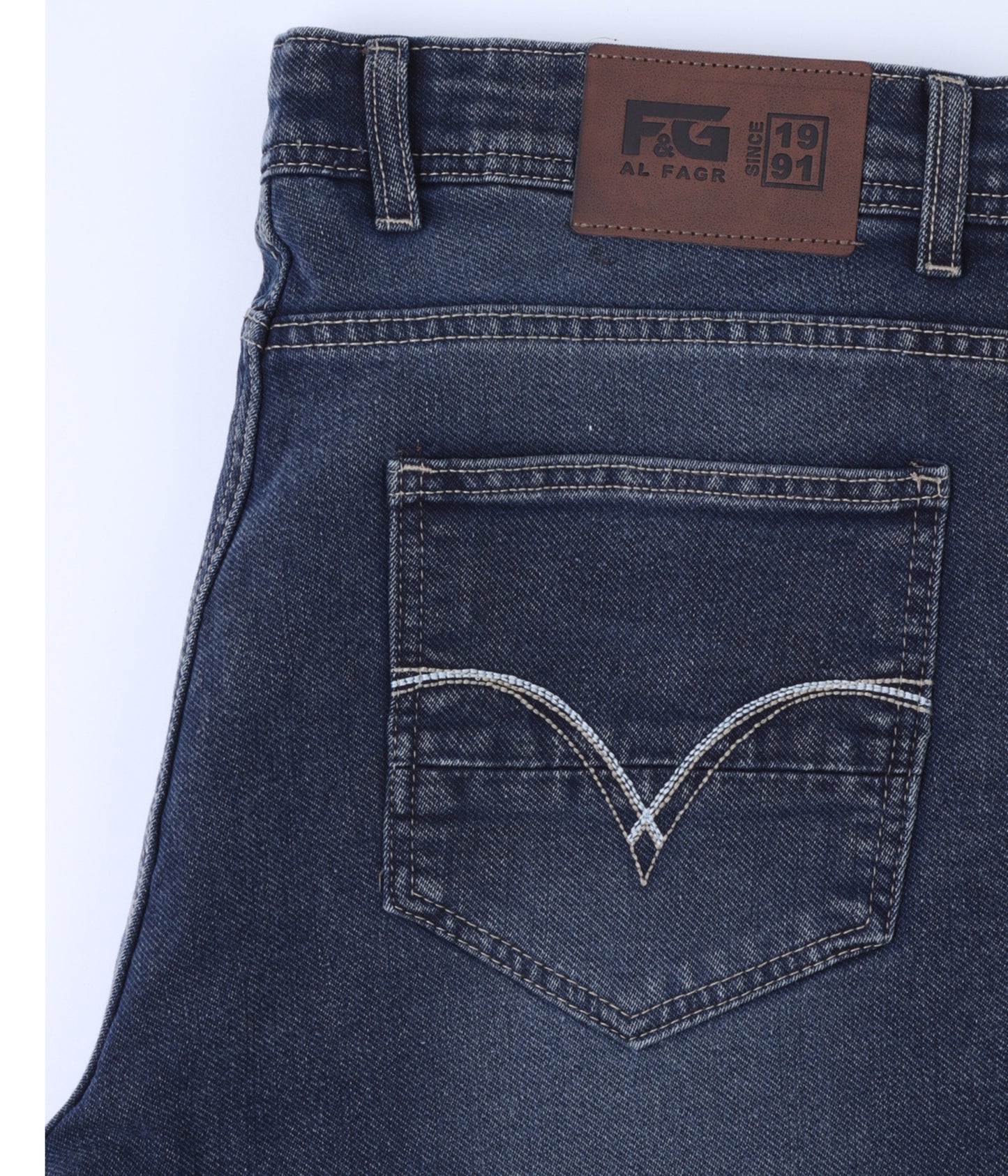 Mid Blue Classic Straight Jeans