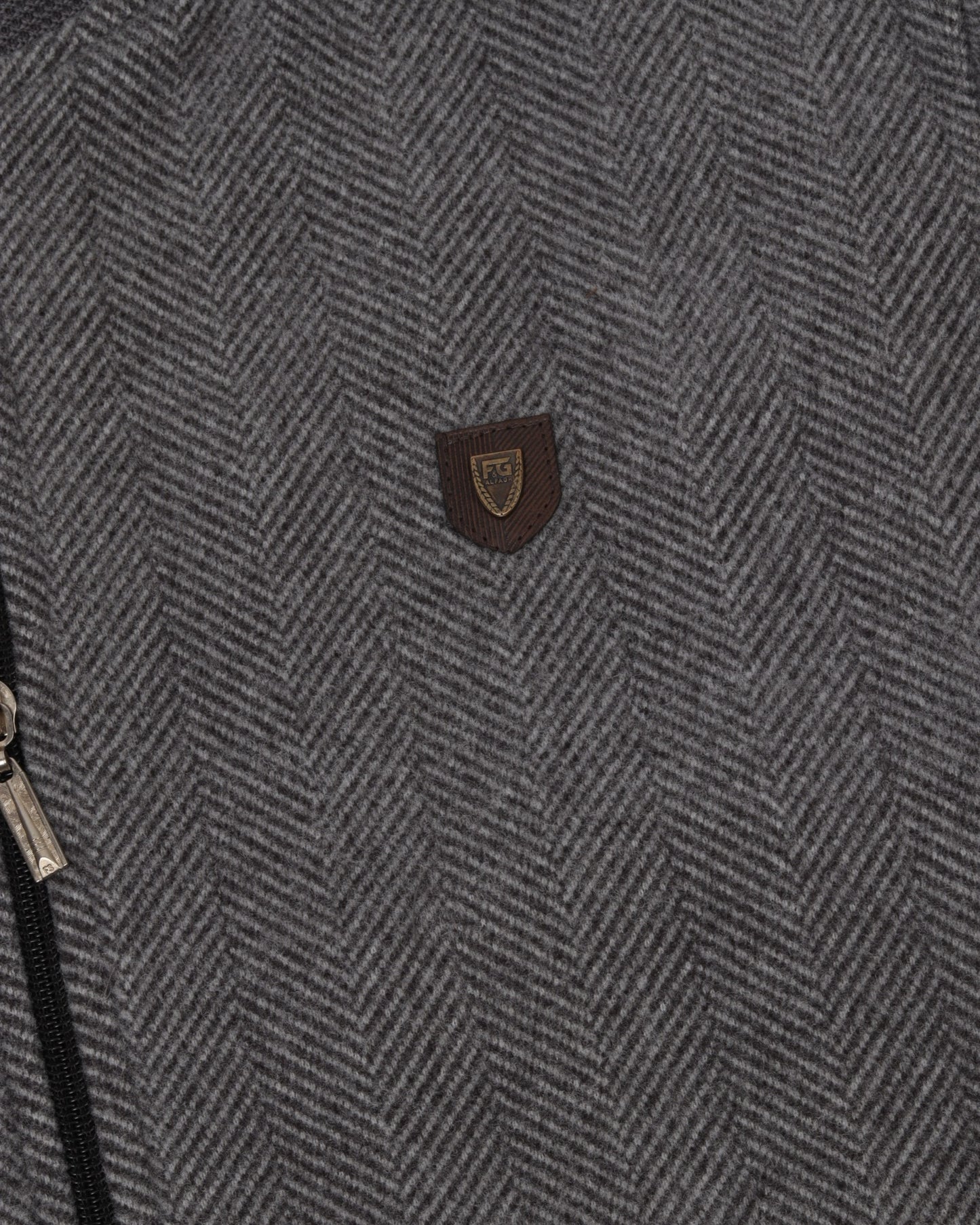 Dark Grey Wool Felt Jacket (جوخ)