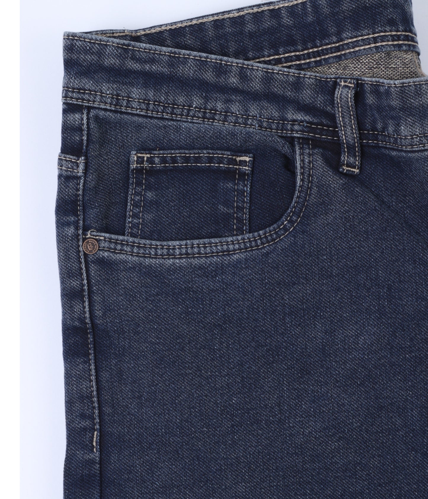 Mid Blue Classic Straight Jeans